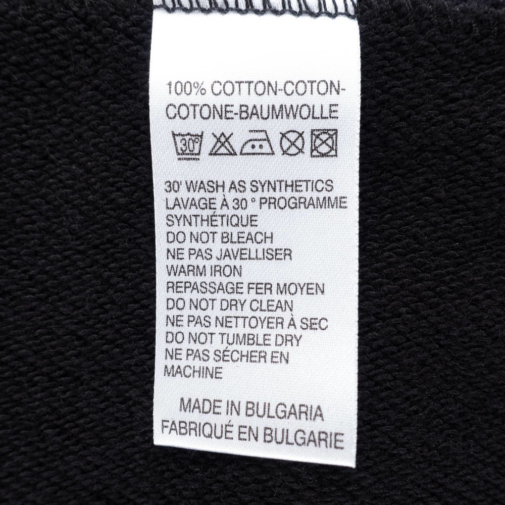 Paul Smith Zip-Up Embroidered Hoodie Cotton Men's Medium Black - Picture 6 of 6